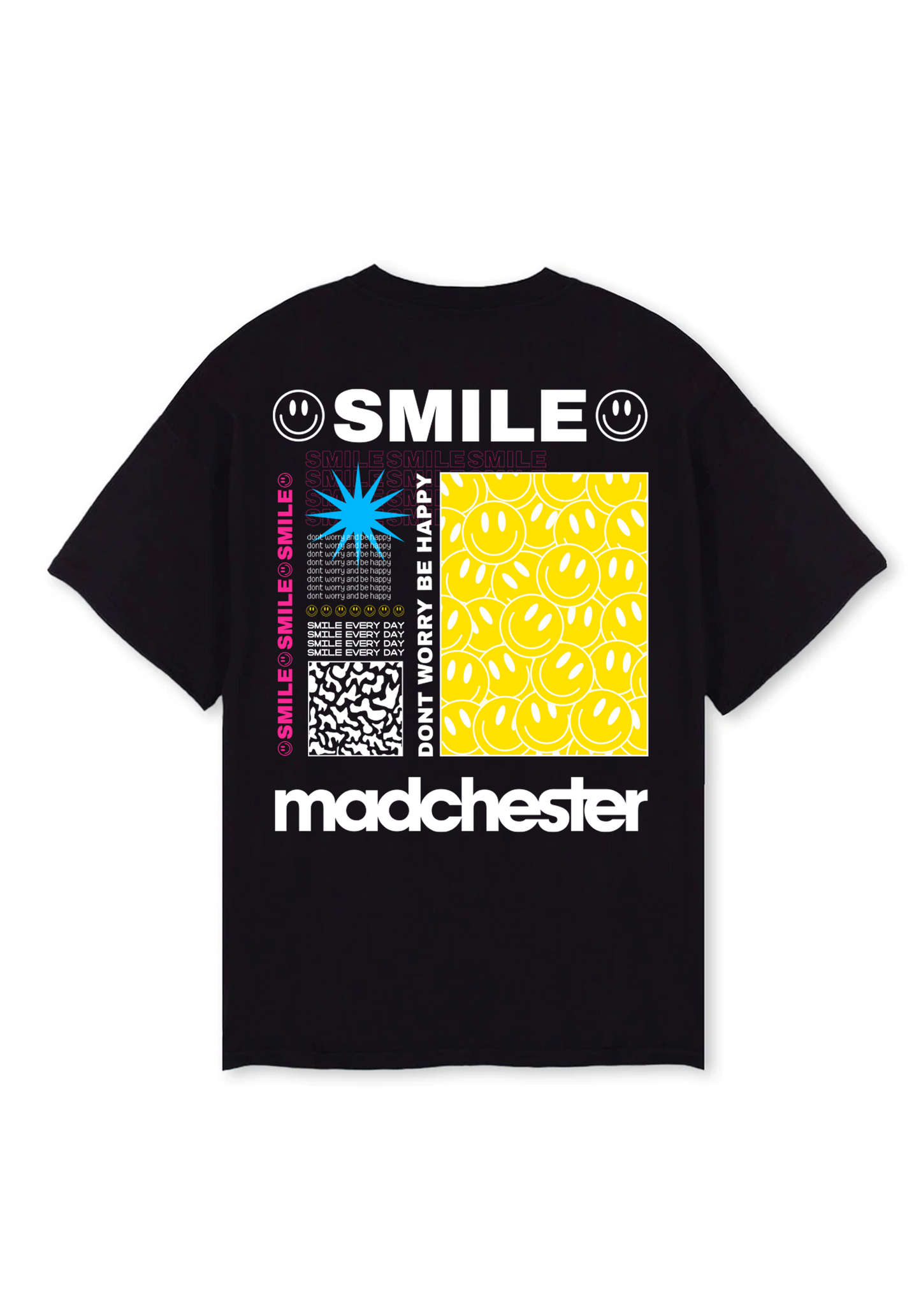 MADCHESTER SMILE BACK PRINT TEE